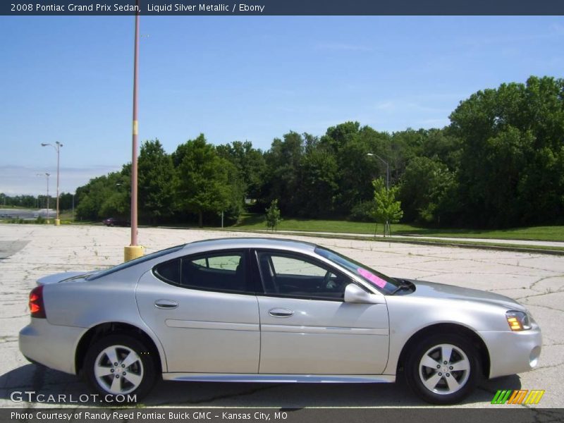 Liquid Silver Metallic / Ebony 2008 Pontiac Grand Prix Sedan