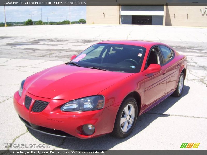 Crimson Red / Ebony 2008 Pontiac Grand Prix Sedan
