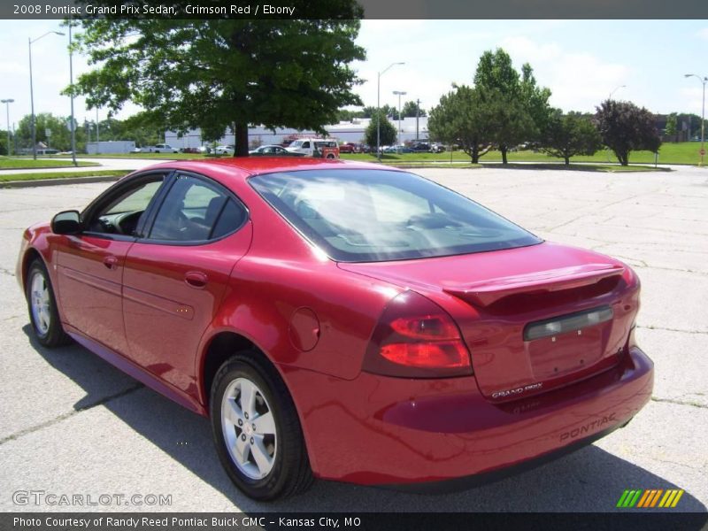 Crimson Red / Ebony 2008 Pontiac Grand Prix Sedan