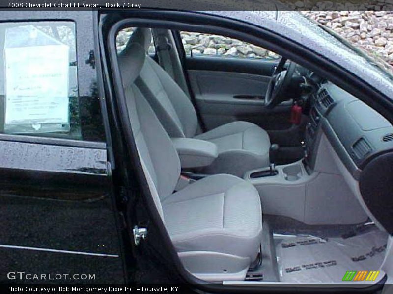 Black / Gray 2008 Chevrolet Cobalt LT Sedan