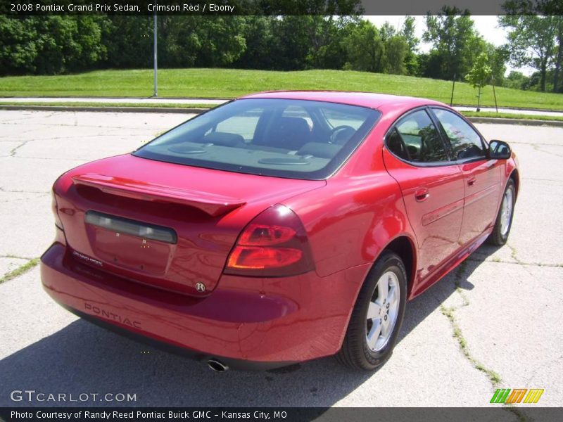 Crimson Red / Ebony 2008 Pontiac Grand Prix Sedan