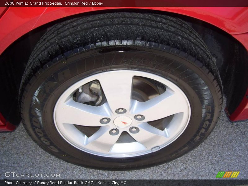 Crimson Red / Ebony 2008 Pontiac Grand Prix Sedan