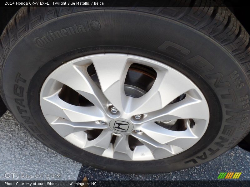 Twilight Blue Metallic / Beige 2014 Honda CR-V EX-L