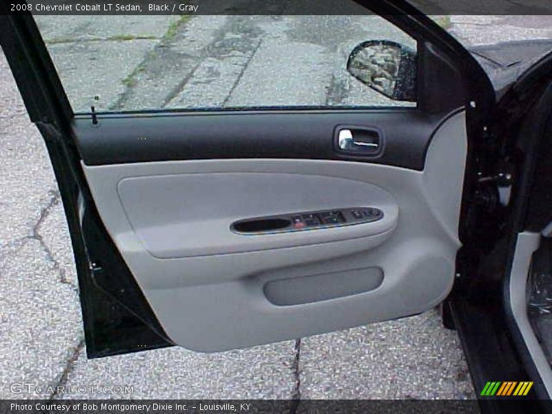 Black / Gray 2008 Chevrolet Cobalt LT Sedan