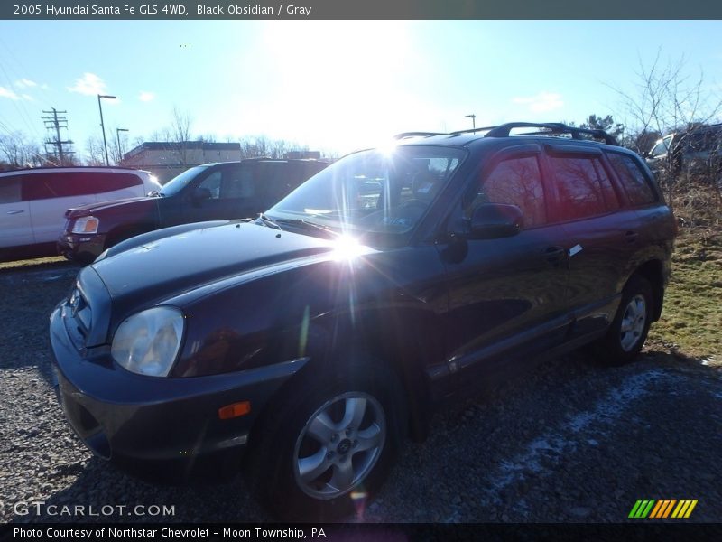 Black Obsidian / Gray 2005 Hyundai Santa Fe GLS 4WD