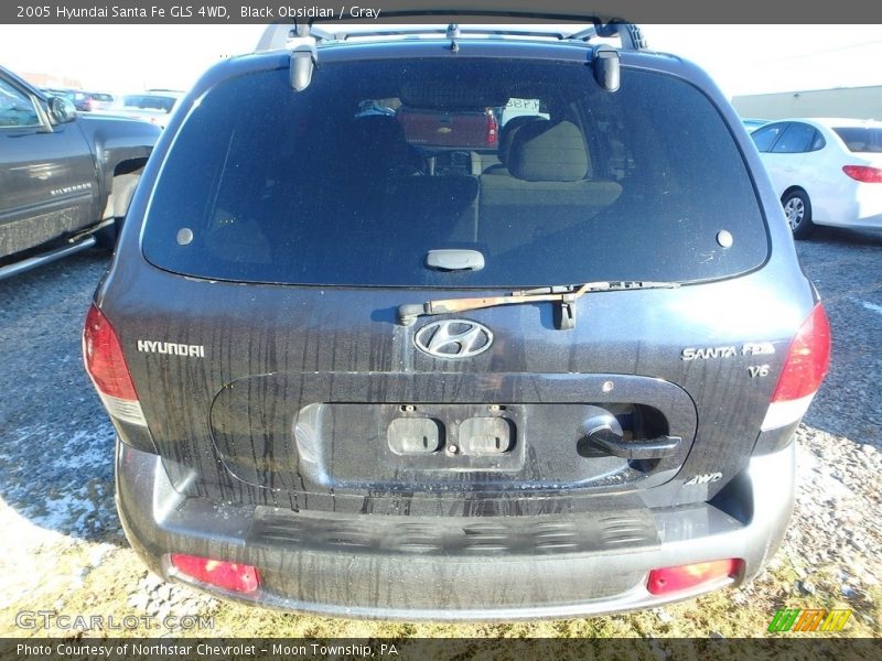 Black Obsidian / Gray 2005 Hyundai Santa Fe GLS 4WD