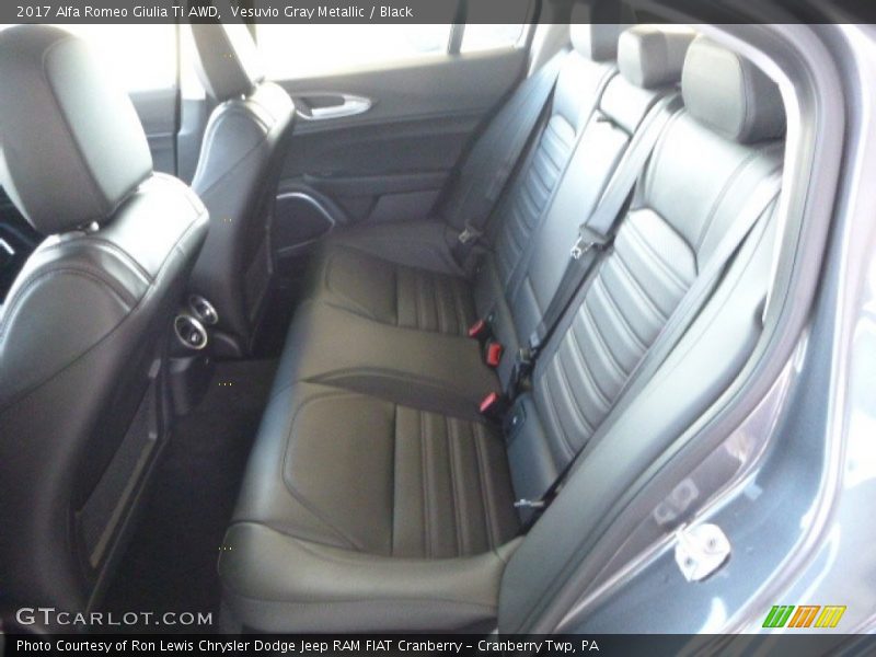 Rear Seat of 2017 Giulia Ti AWD