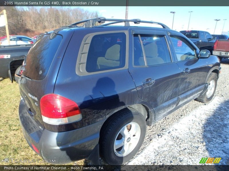 Black Obsidian / Gray 2005 Hyundai Santa Fe GLS 4WD