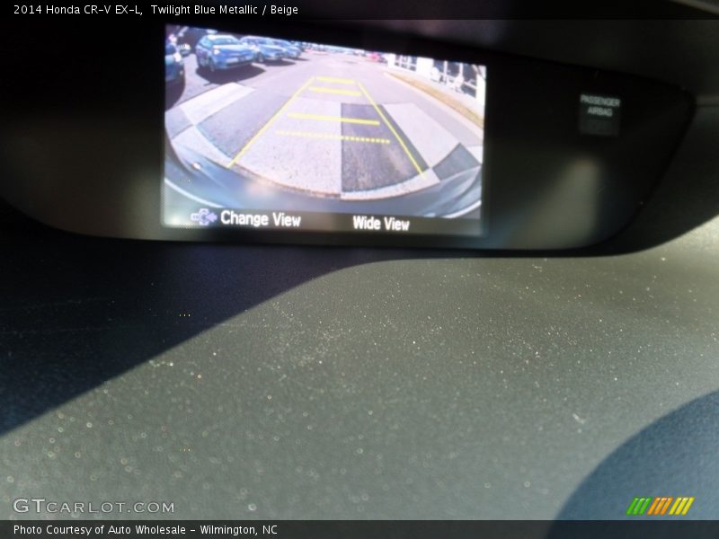 Twilight Blue Metallic / Beige 2014 Honda CR-V EX-L