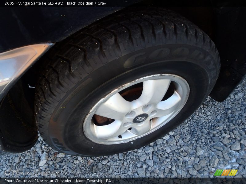 Black Obsidian / Gray 2005 Hyundai Santa Fe GLS 4WD