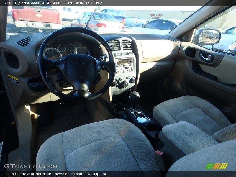 Black Obsidian / Gray 2005 Hyundai Santa Fe GLS 4WD