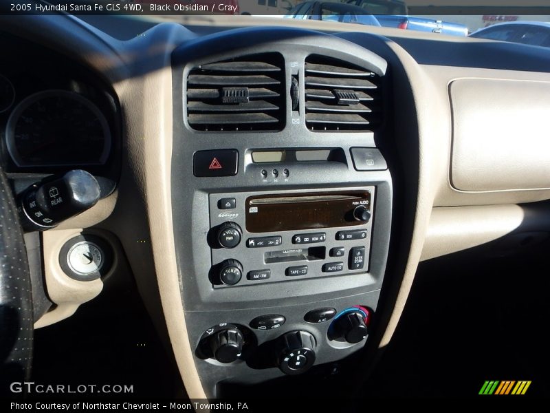 Black Obsidian / Gray 2005 Hyundai Santa Fe GLS 4WD