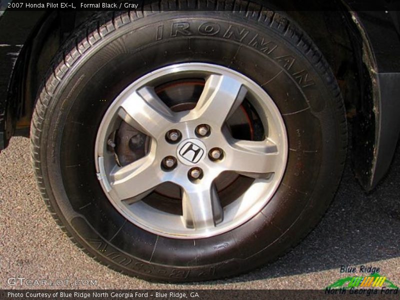 Formal Black / Gray 2007 Honda Pilot EX-L