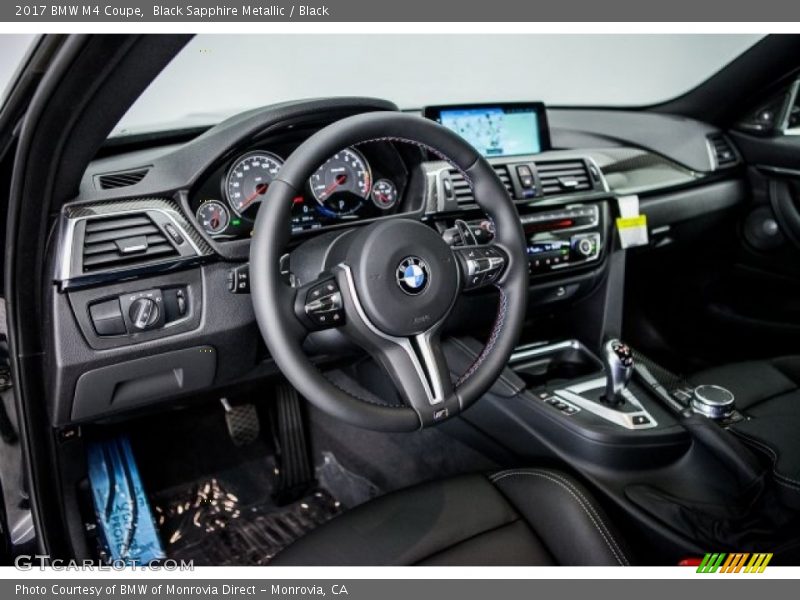 Black Sapphire Metallic / Black 2017 BMW M4 Coupe