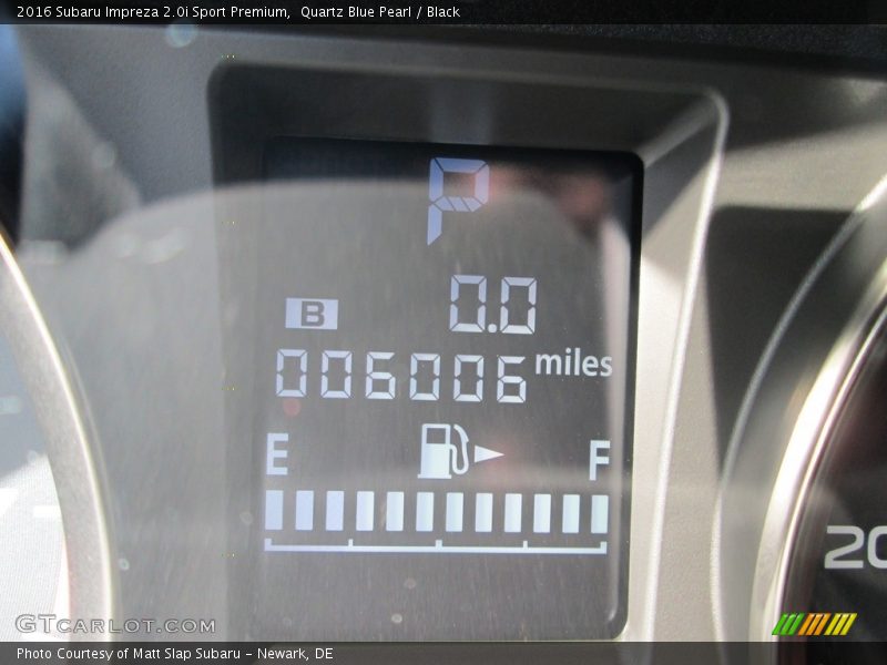 Quartz Blue Pearl / Black 2016 Subaru Impreza 2.0i Sport Premium