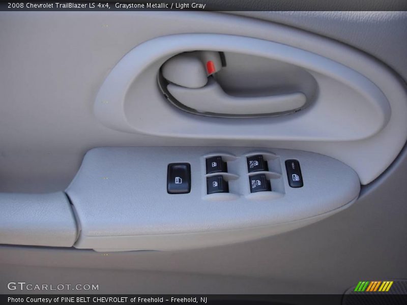 Graystone Metallic / Light Gray 2008 Chevrolet TrailBlazer LS 4x4