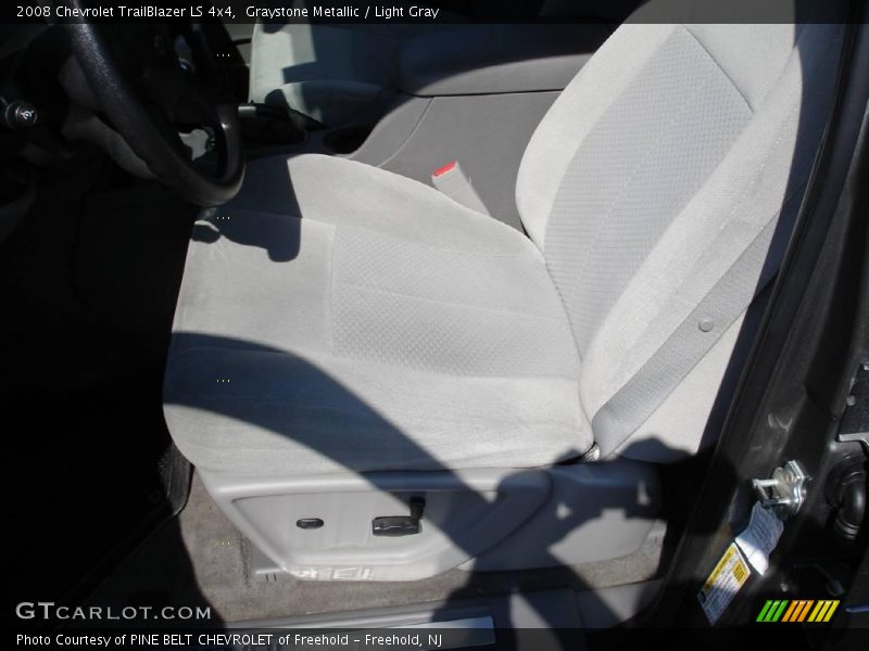 Graystone Metallic / Light Gray 2008 Chevrolet TrailBlazer LS 4x4