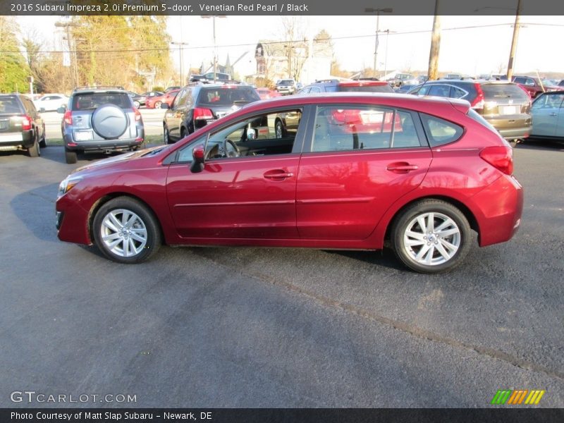 Venetian Red Pearl / Black 2016 Subaru Impreza 2.0i Premium 5-door