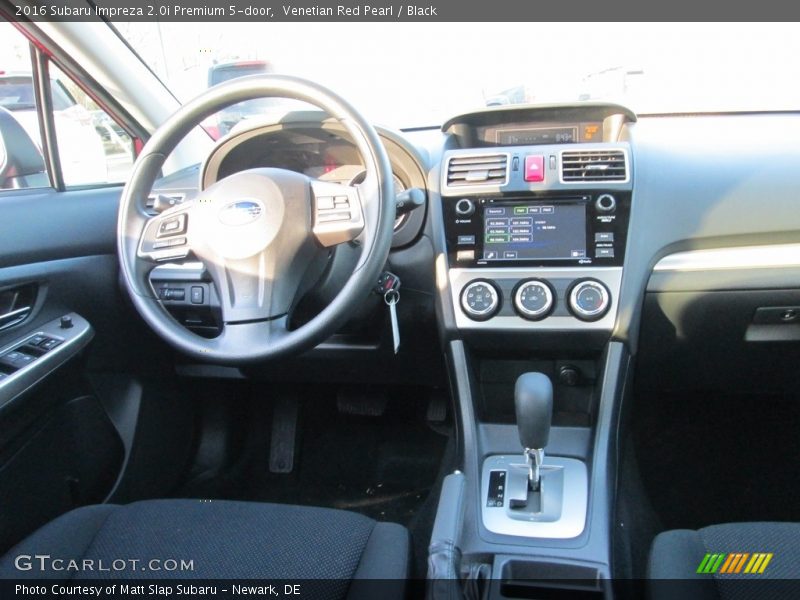 Venetian Red Pearl / Black 2016 Subaru Impreza 2.0i Premium 5-door