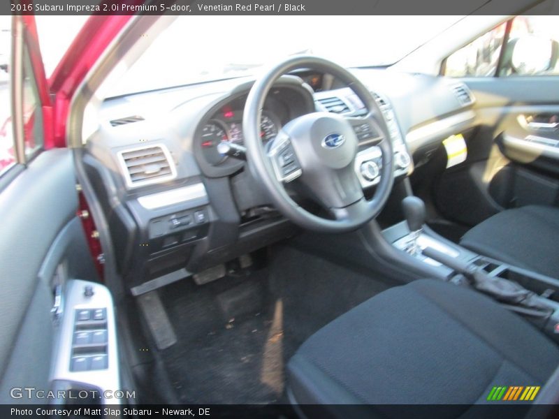 Venetian Red Pearl / Black 2016 Subaru Impreza 2.0i Premium 5-door