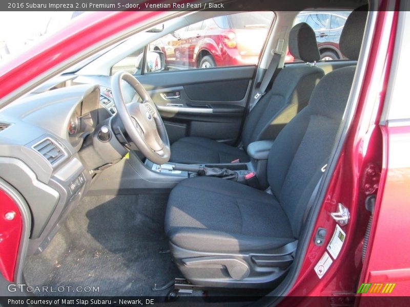 Venetian Red Pearl / Black 2016 Subaru Impreza 2.0i Premium 5-door