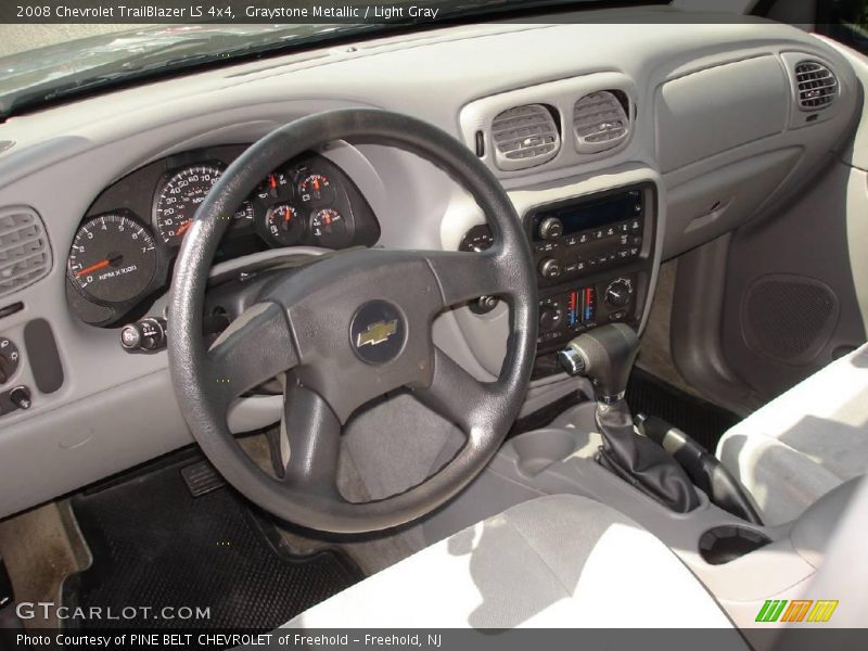 Graystone Metallic / Light Gray 2008 Chevrolet TrailBlazer LS 4x4