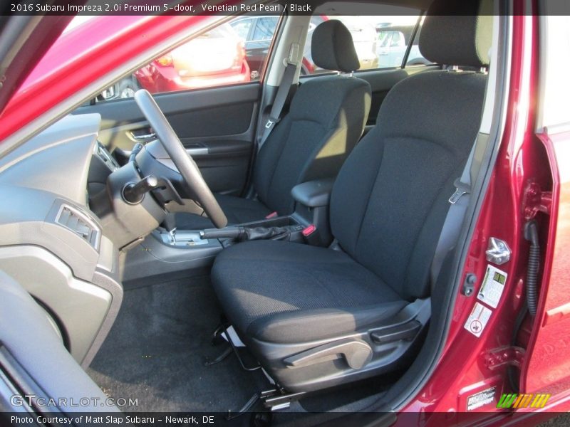 Venetian Red Pearl / Black 2016 Subaru Impreza 2.0i Premium 5-door