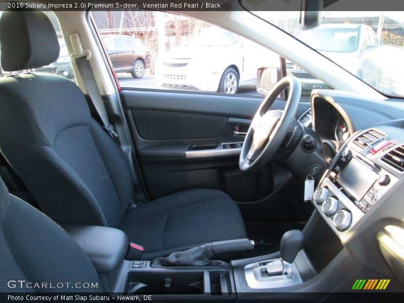 Venetian Red Pearl / Black 2016 Subaru Impreza 2.0i Premium 5-door