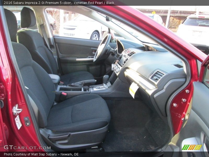 Venetian Red Pearl / Black 2016 Subaru Impreza 2.0i Premium 5-door