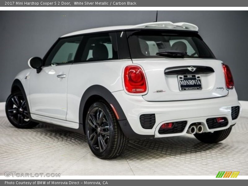 White Silver Metallic / Carbon Black 2017 Mini Hardtop Cooper S 2 Door