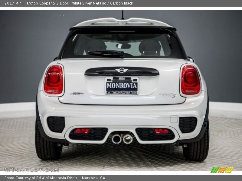 White Silver Metallic / Carbon Black 2017 Mini Hardtop Cooper S 2 Door
