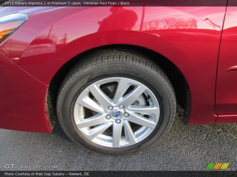 Venetian Red Pearl / Black 2016 Subaru Impreza 2.0i Premium 5-door