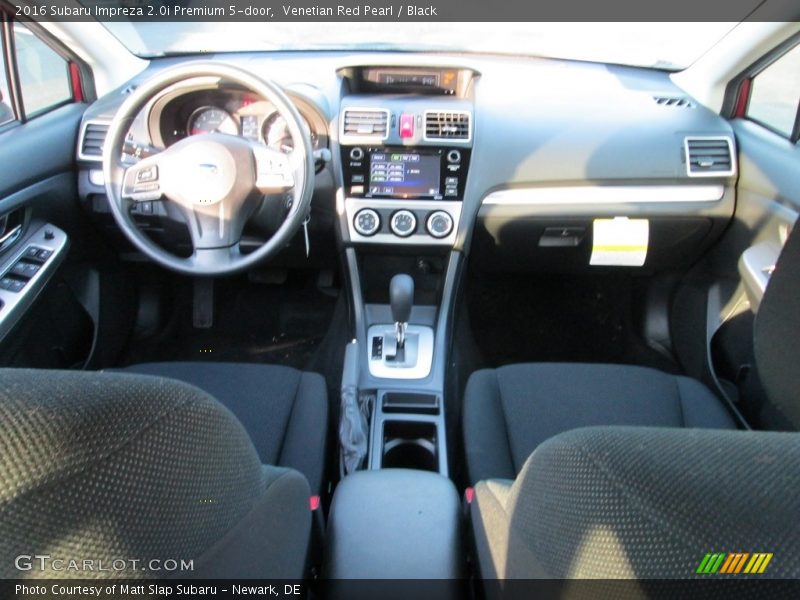 Venetian Red Pearl / Black 2016 Subaru Impreza 2.0i Premium 5-door