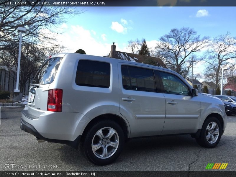 Alabaster Silver Metallic / Gray 2013 Honda Pilot EX 4WD