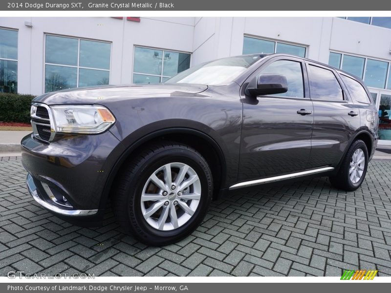 Granite Crystal Metallic / Black 2014 Dodge Durango SXT