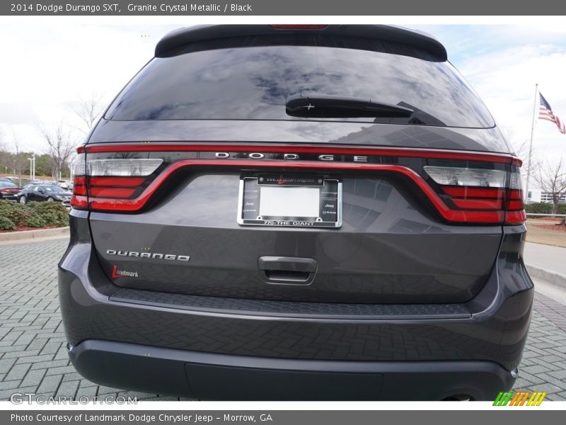 Granite Crystal Metallic / Black 2014 Dodge Durango SXT
