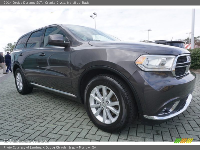 Granite Crystal Metallic / Black 2014 Dodge Durango SXT