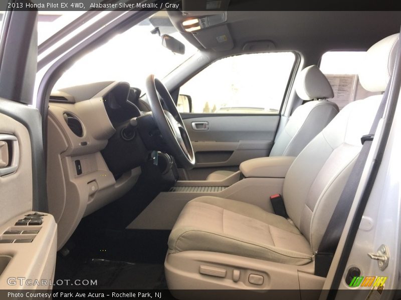 Alabaster Silver Metallic / Gray 2013 Honda Pilot EX 4WD
