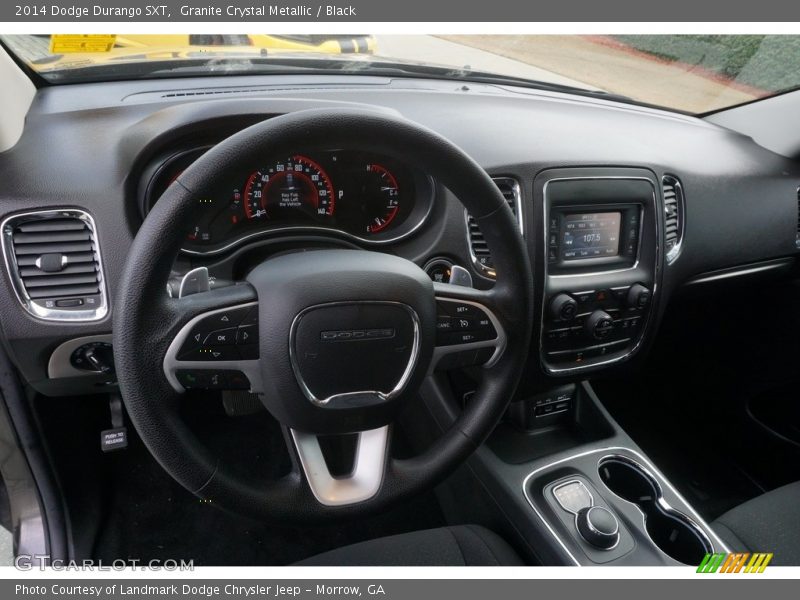Granite Crystal Metallic / Black 2014 Dodge Durango SXT