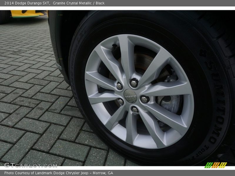 Granite Crystal Metallic / Black 2014 Dodge Durango SXT