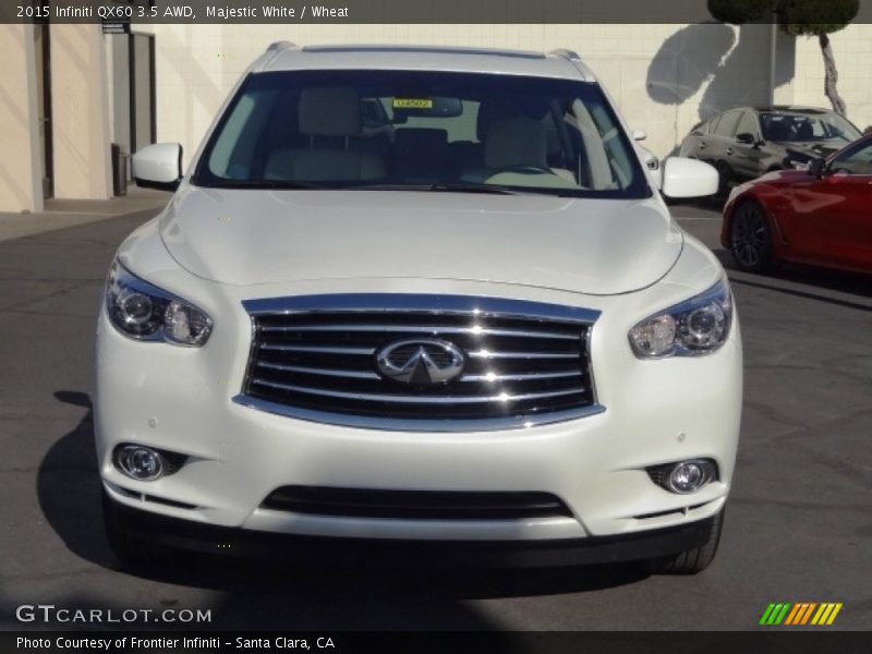 Majestic White / Wheat 2015 Infiniti QX60 3.5 AWD