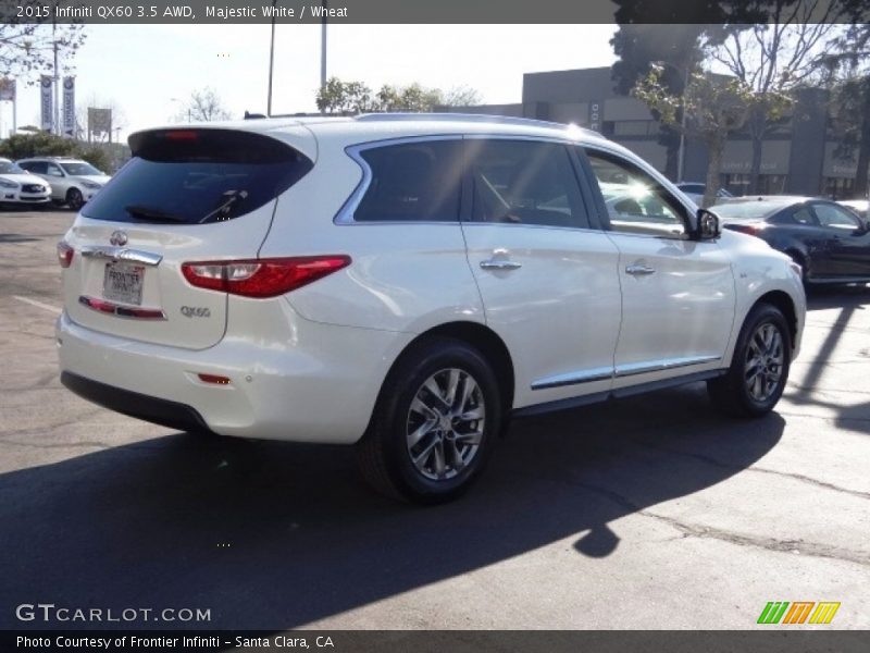 Majestic White / Wheat 2015 Infiniti QX60 3.5 AWD