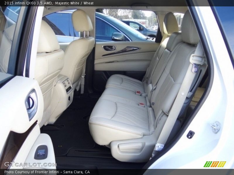 Majestic White / Wheat 2015 Infiniti QX60 3.5 AWD