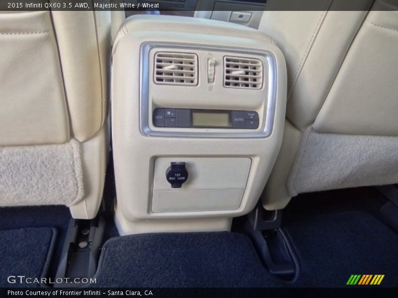 Majestic White / Wheat 2015 Infiniti QX60 3.5 AWD