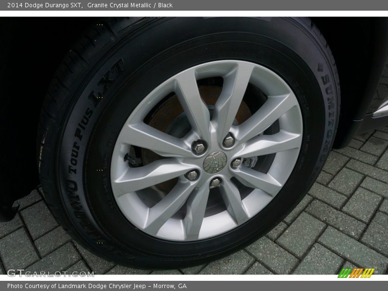 Granite Crystal Metallic / Black 2014 Dodge Durango SXT