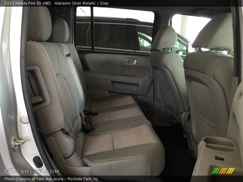 Alabaster Silver Metallic / Gray 2013 Honda Pilot EX 4WD