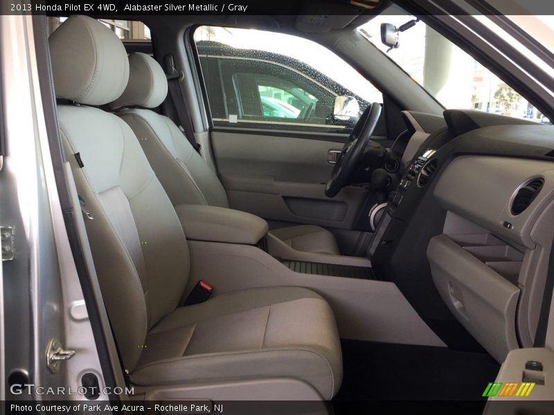 Alabaster Silver Metallic / Gray 2013 Honda Pilot EX 4WD