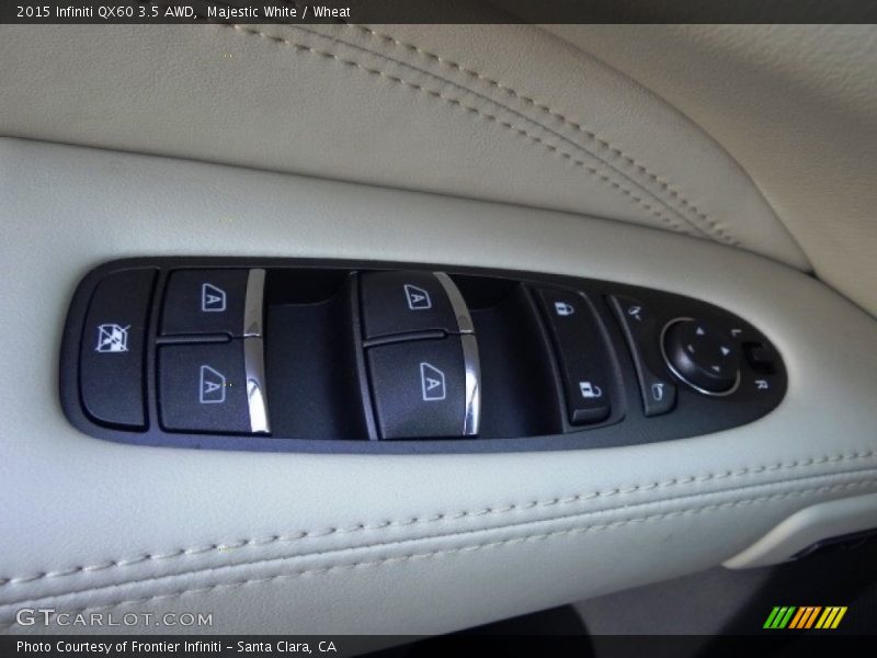 Majestic White / Wheat 2015 Infiniti QX60 3.5 AWD