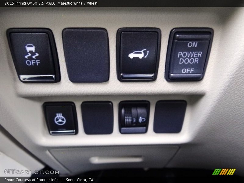 Majestic White / Wheat 2015 Infiniti QX60 3.5 AWD