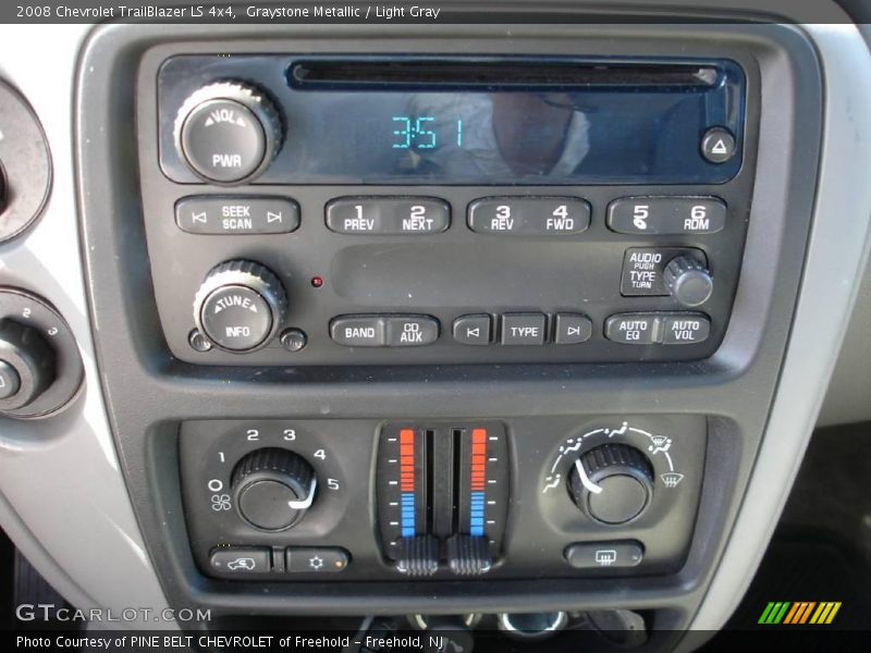 Graystone Metallic / Light Gray 2008 Chevrolet TrailBlazer LS 4x4